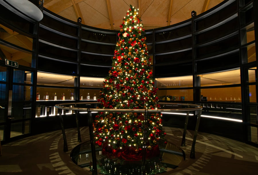 Christmas styling at The Macallan