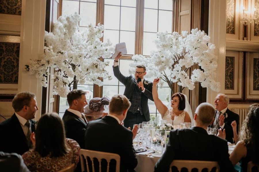 Wedding styling at Drumtochty