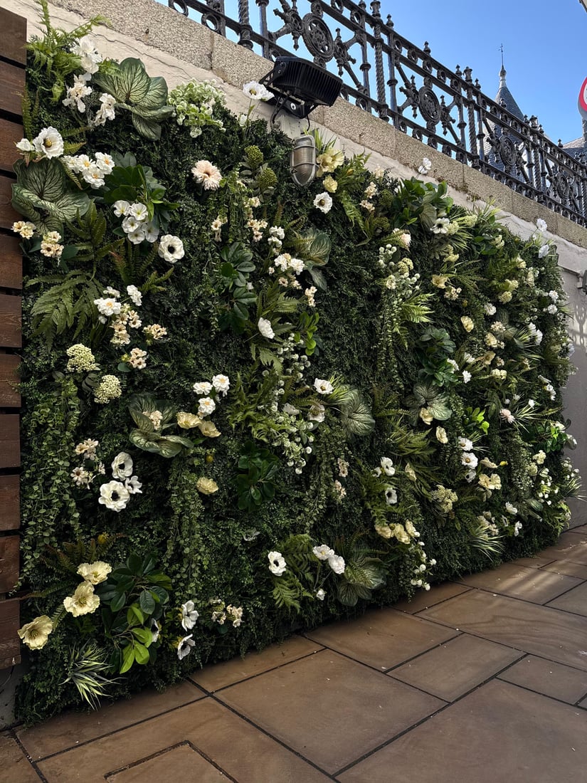 Greenery installation at No. 10